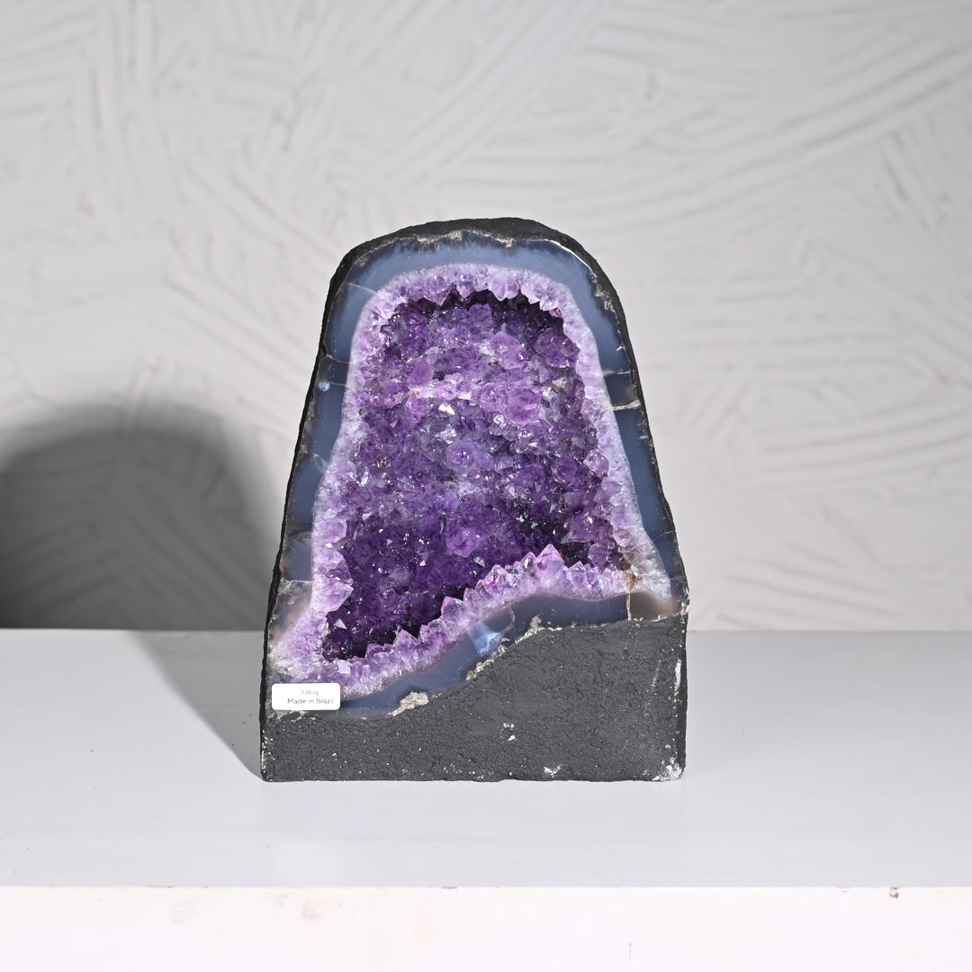 Natural Amethyst Geode 7kg - Raw Crystal for Healing