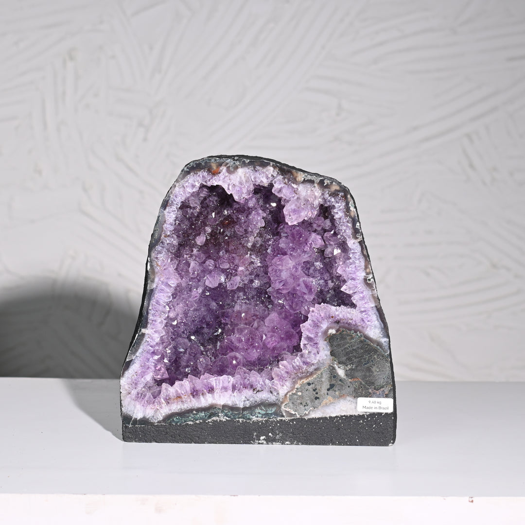 Natural Amethyst Geode 9.40kg - Raw Crystal for Healing