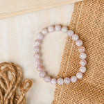 Load image into Gallery viewer, Natural Kunzite Bracelet 8mm Beads Stretchable | Healing Crystal Jewelry