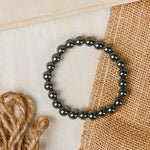 Load image into Gallery viewer, Natural Hematite Bracelet 8mm Beads Stretchable | Healing Crystal Jewelry