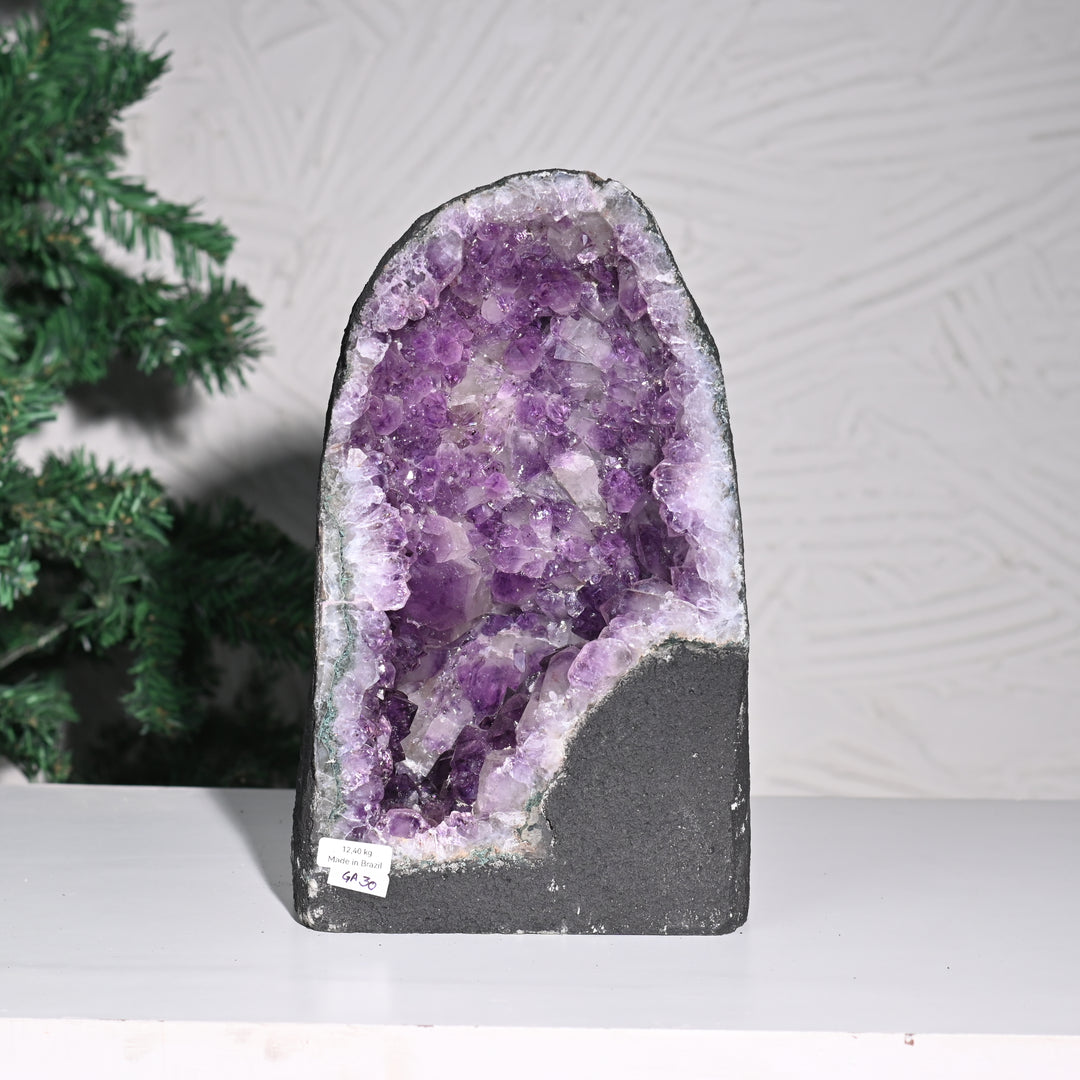 Natural Amethyst Geode 12.40kg - Raw Crystal for Healing