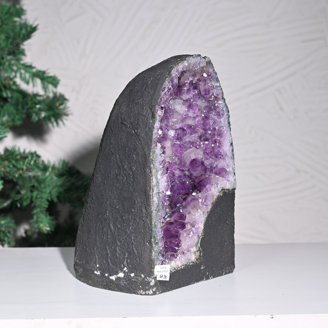 Natural Amethyst Geode 12.40kg - Raw Crystal for Healing