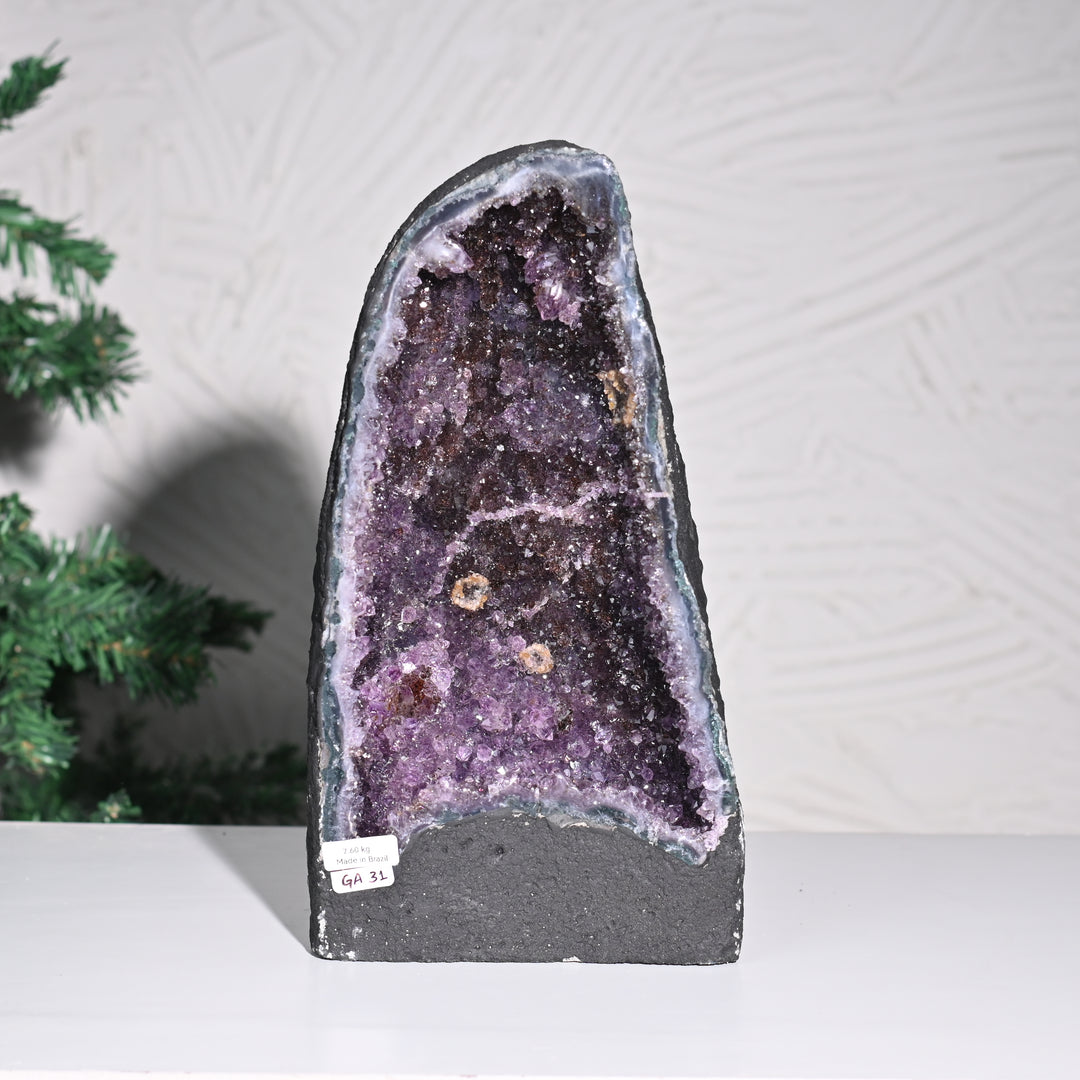 Natural Amethyst Geode 7.60kg - Raw Crystal for Healing