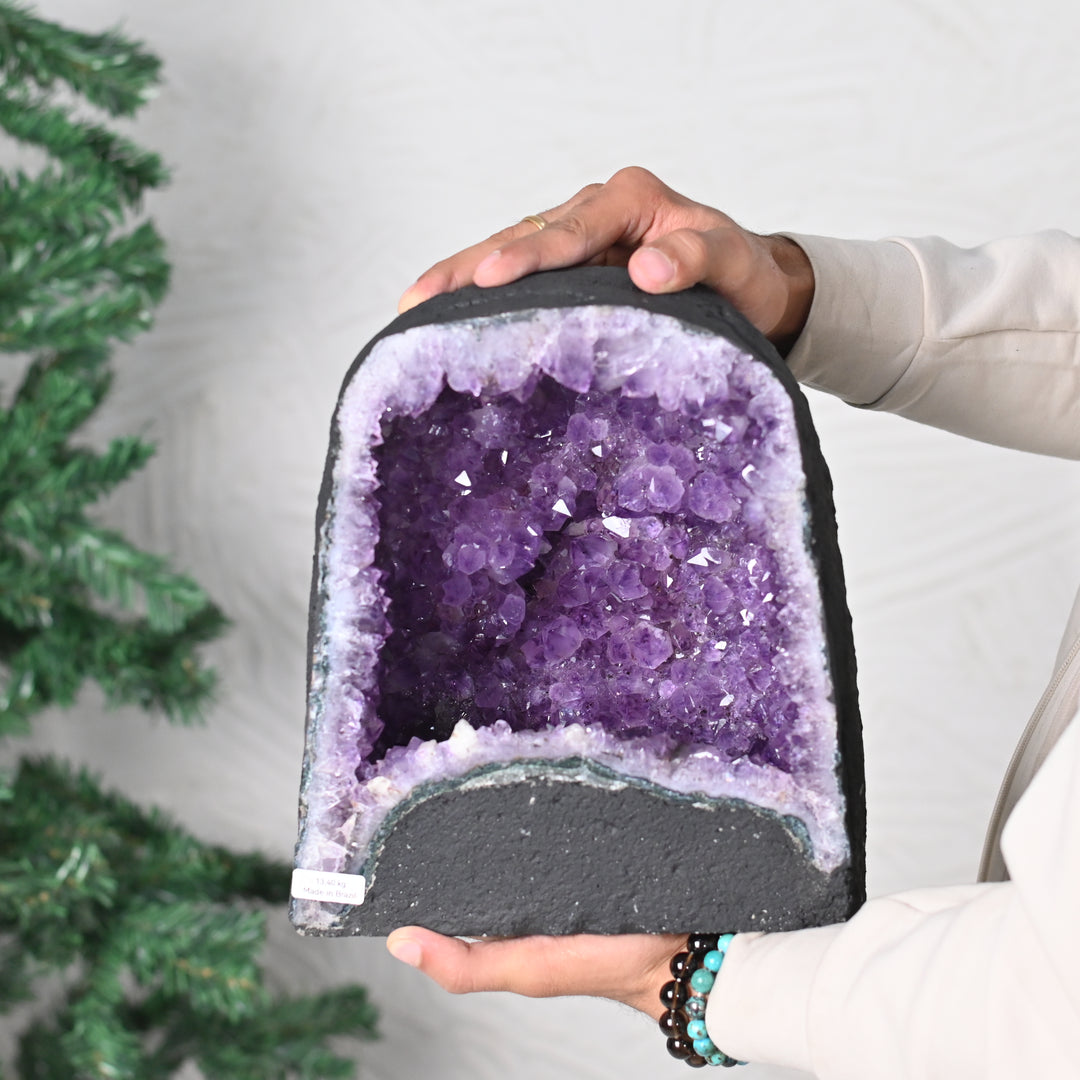 Natural Amethyst Geode 13.40kg - Raw Crystal for Healing