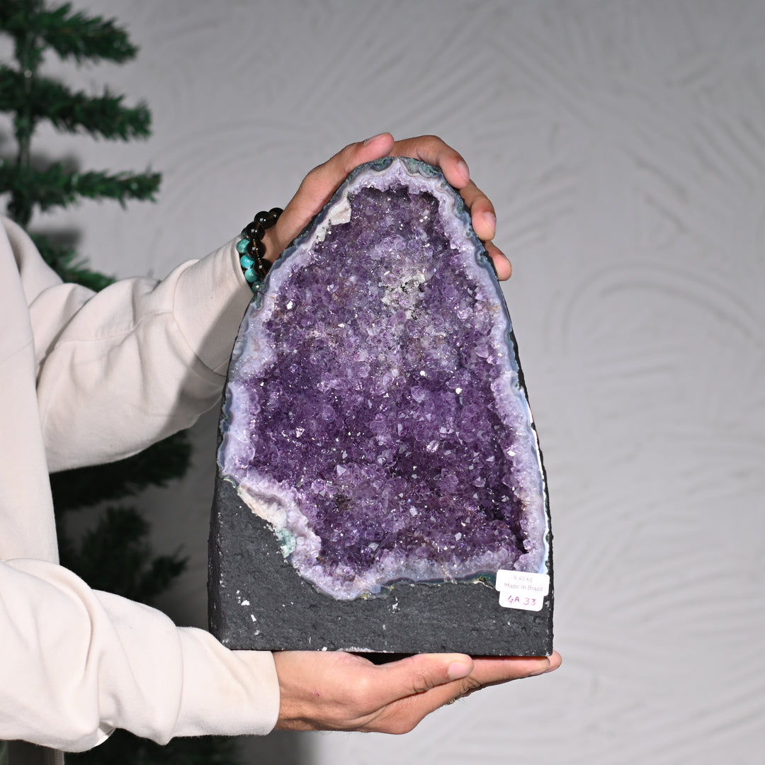 Natural Amethyst Geode 9.40kg - Raw Crystal for Healing