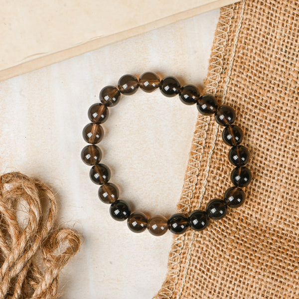 Smoky Quartz Bracelet – Vibrating Crystals, Jaipur