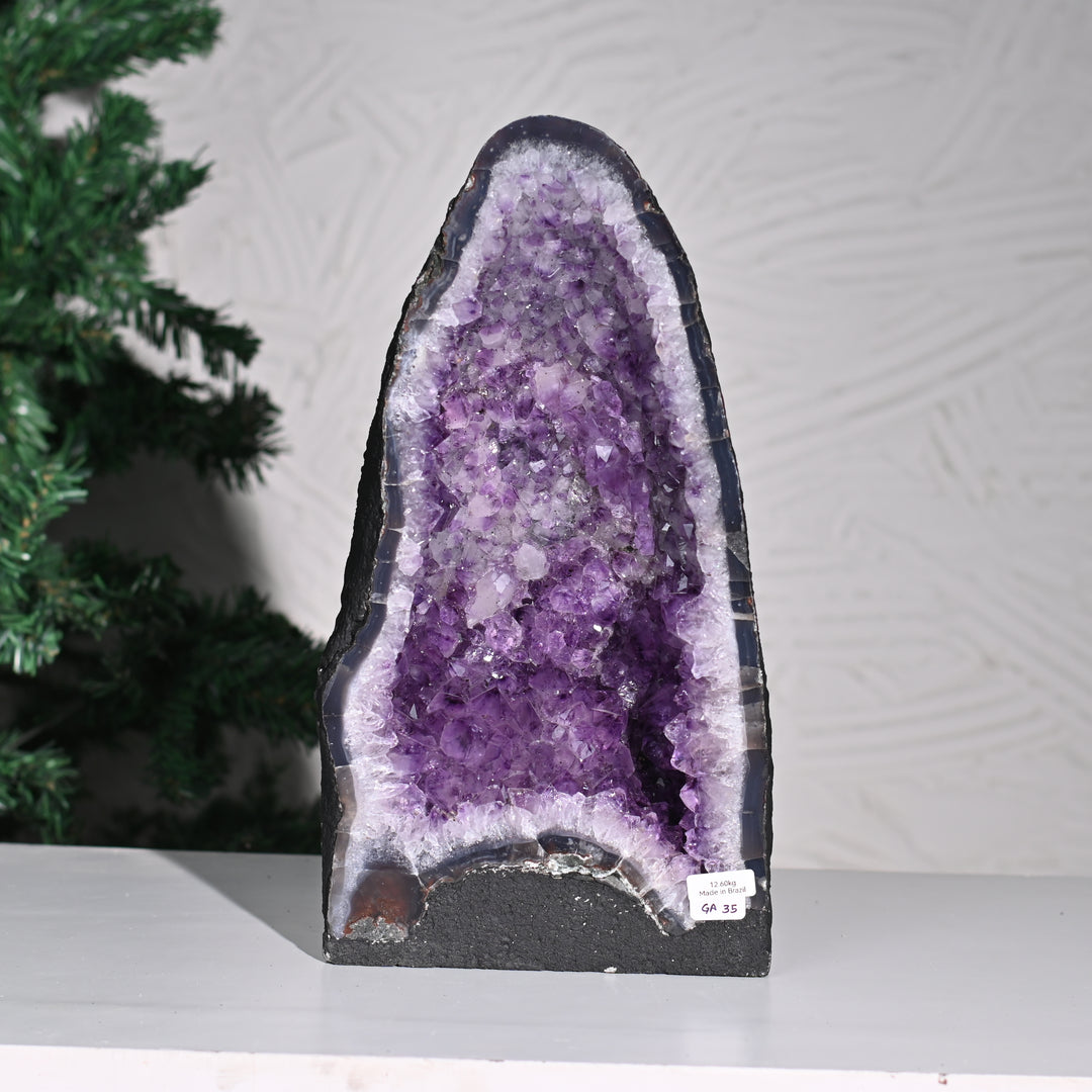 Natural Amethyst Geode 12.60kg - Raw Crystal for Healing