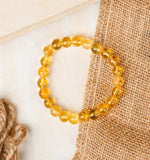 Load image into Gallery viewer, Natural Citrine Bracelet 8mm Beads Stretchable | Healing Crystal Jewelry