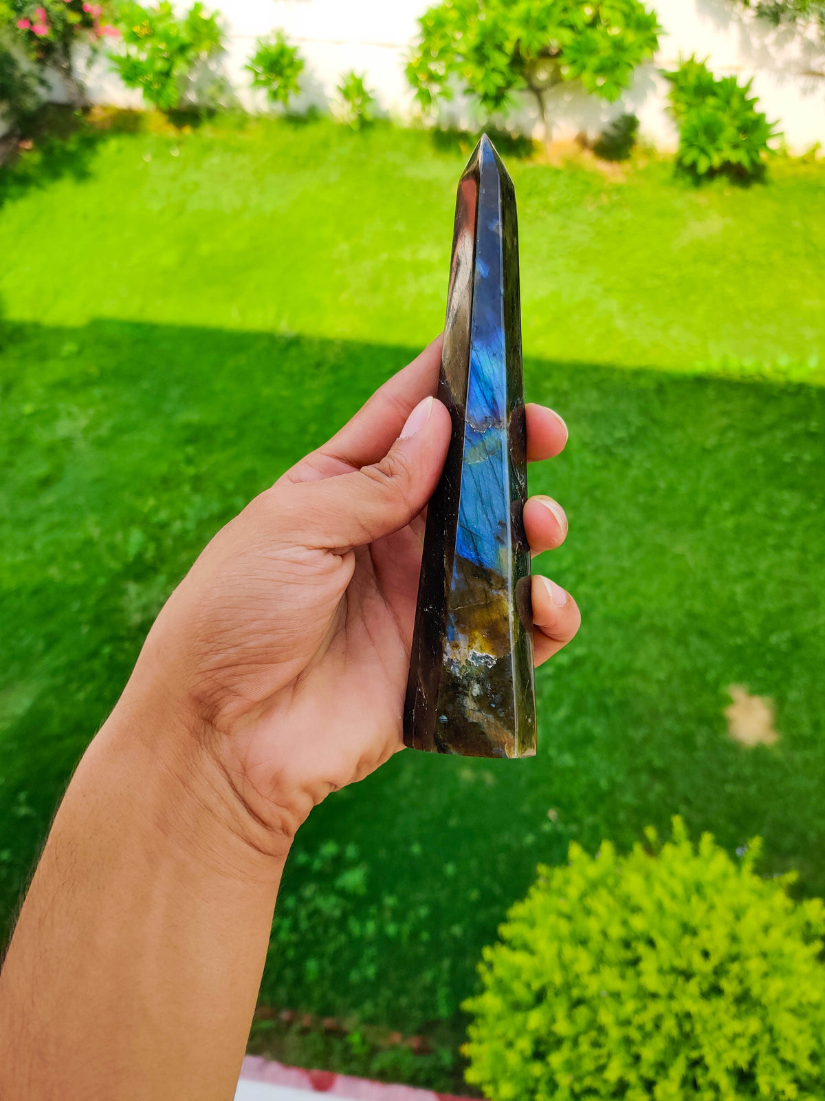 Labradorite Cluster Tower