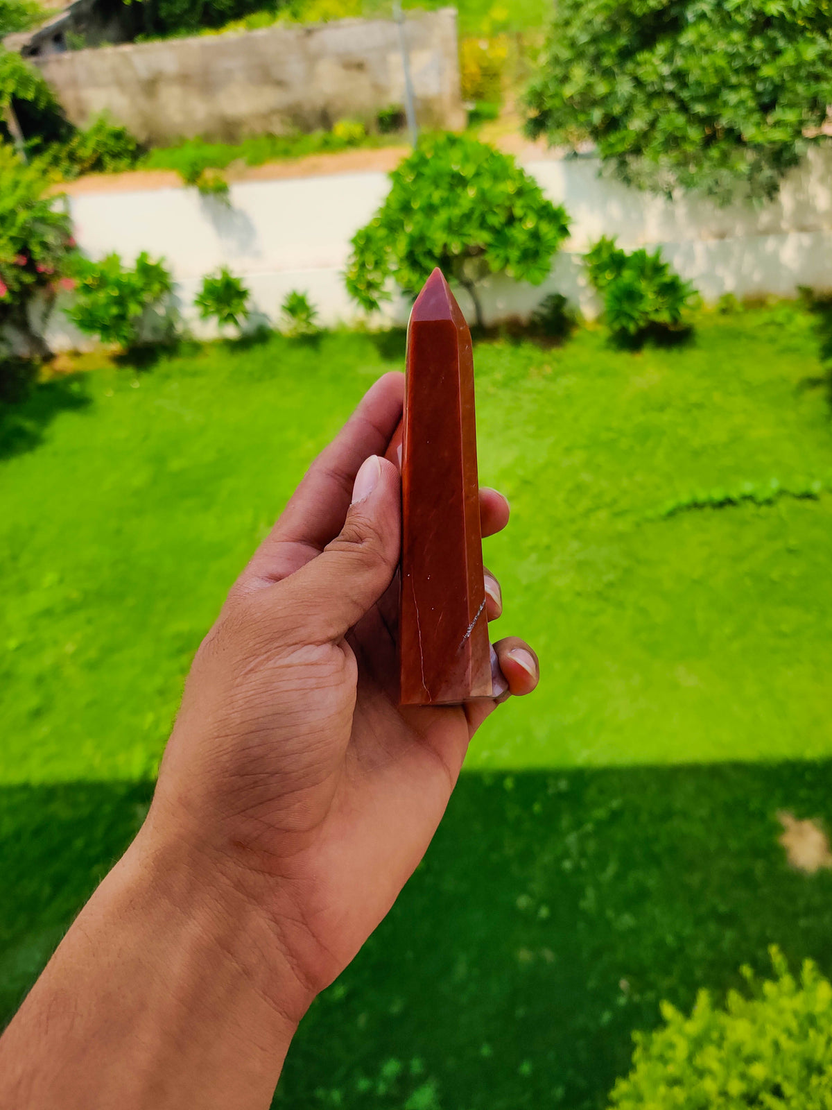 Orange Aventurine Cluster Tower