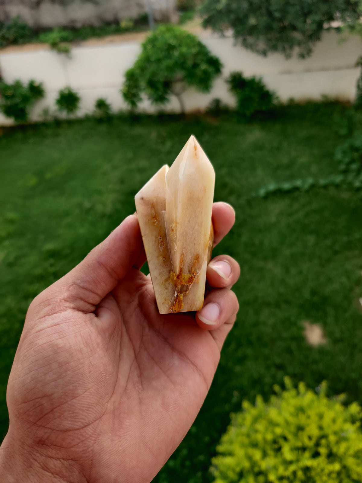 Yellow Aventurine Cluster Tower