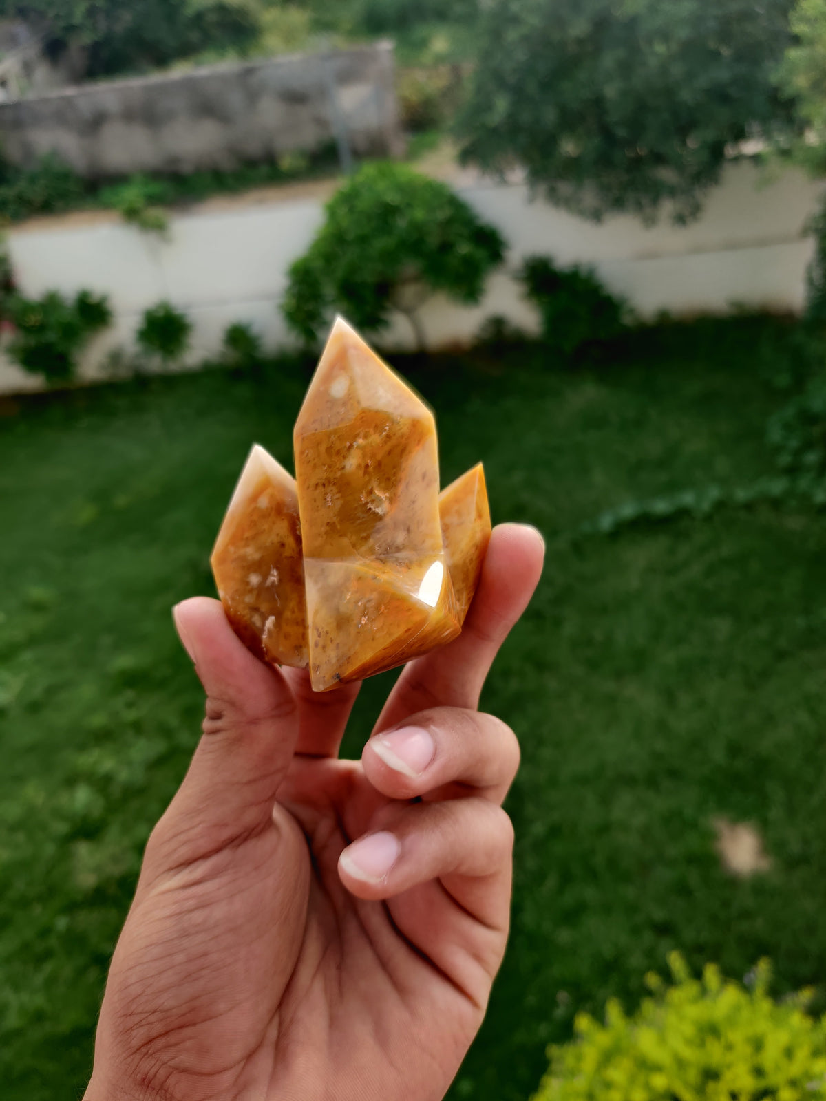 Yellow Aventurine Cluster Tower – Vibrating Crystals, Jaipur