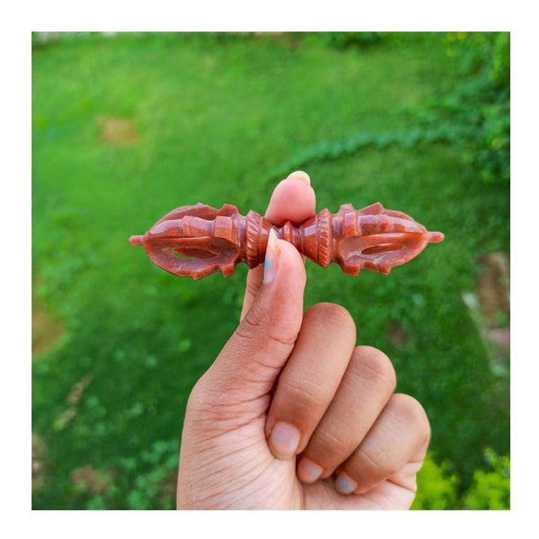 Brown Aventurine Dorje – Vibrating Crystals, Jaipur