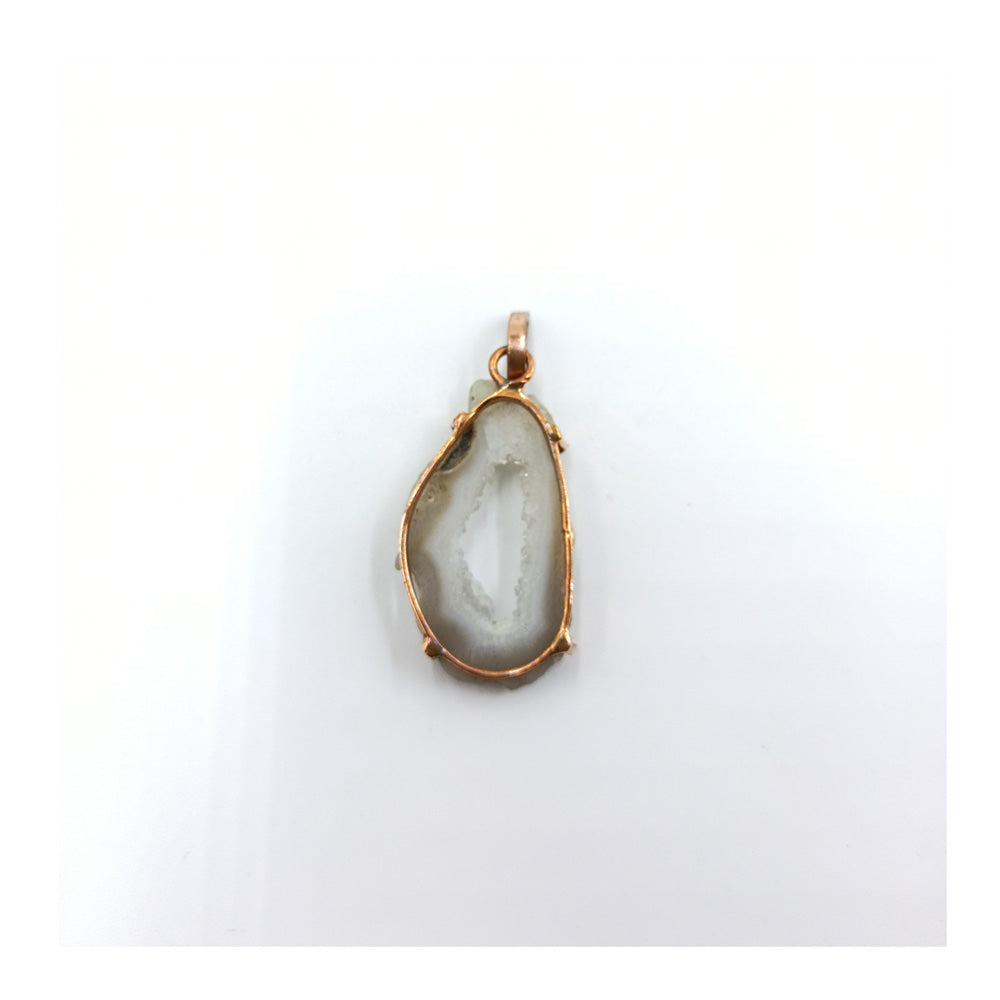 Agate Druzy Pendant