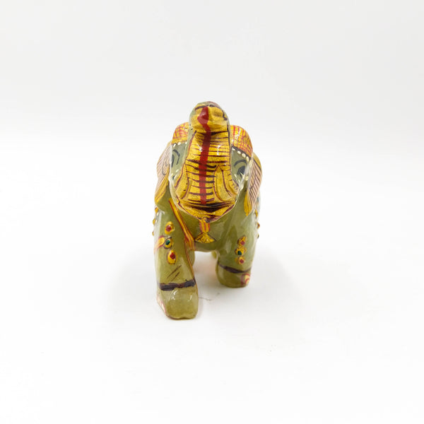 Light Green Aventurine Elephant – Vibrating Crystals, Jaipur