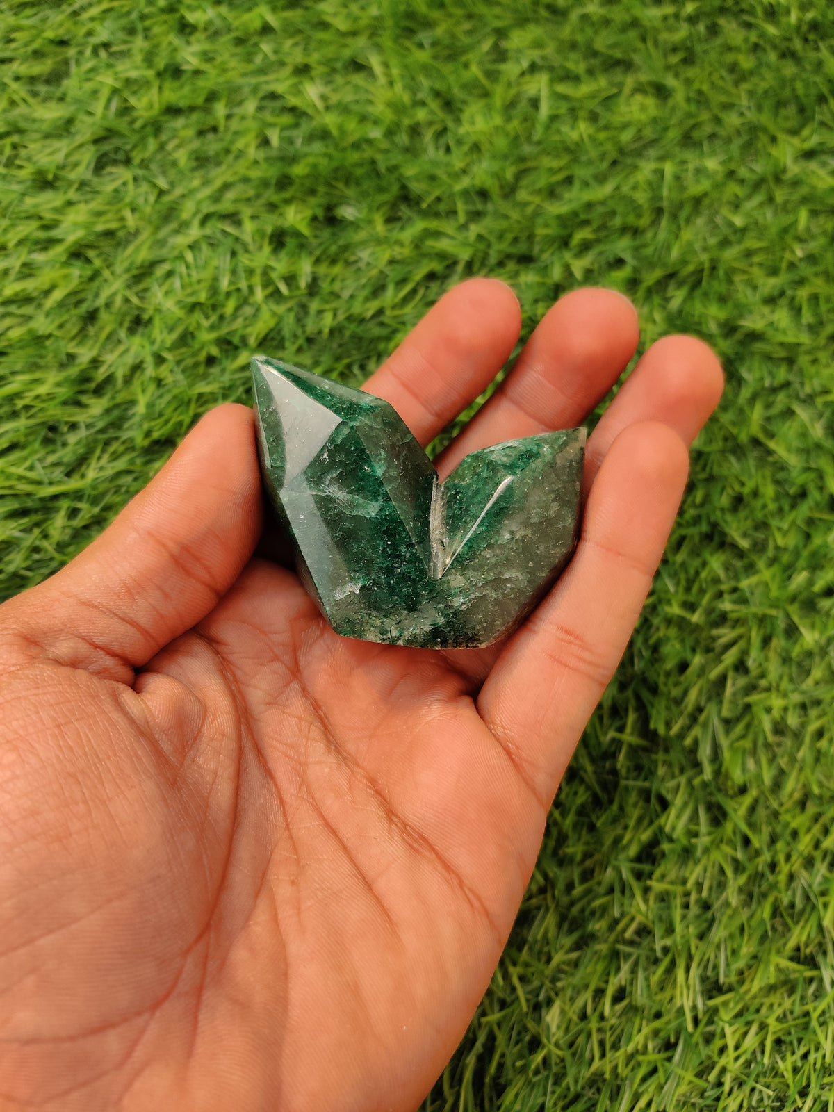 Green Aventurine Tower – Vibrating Crystals, Jaipur