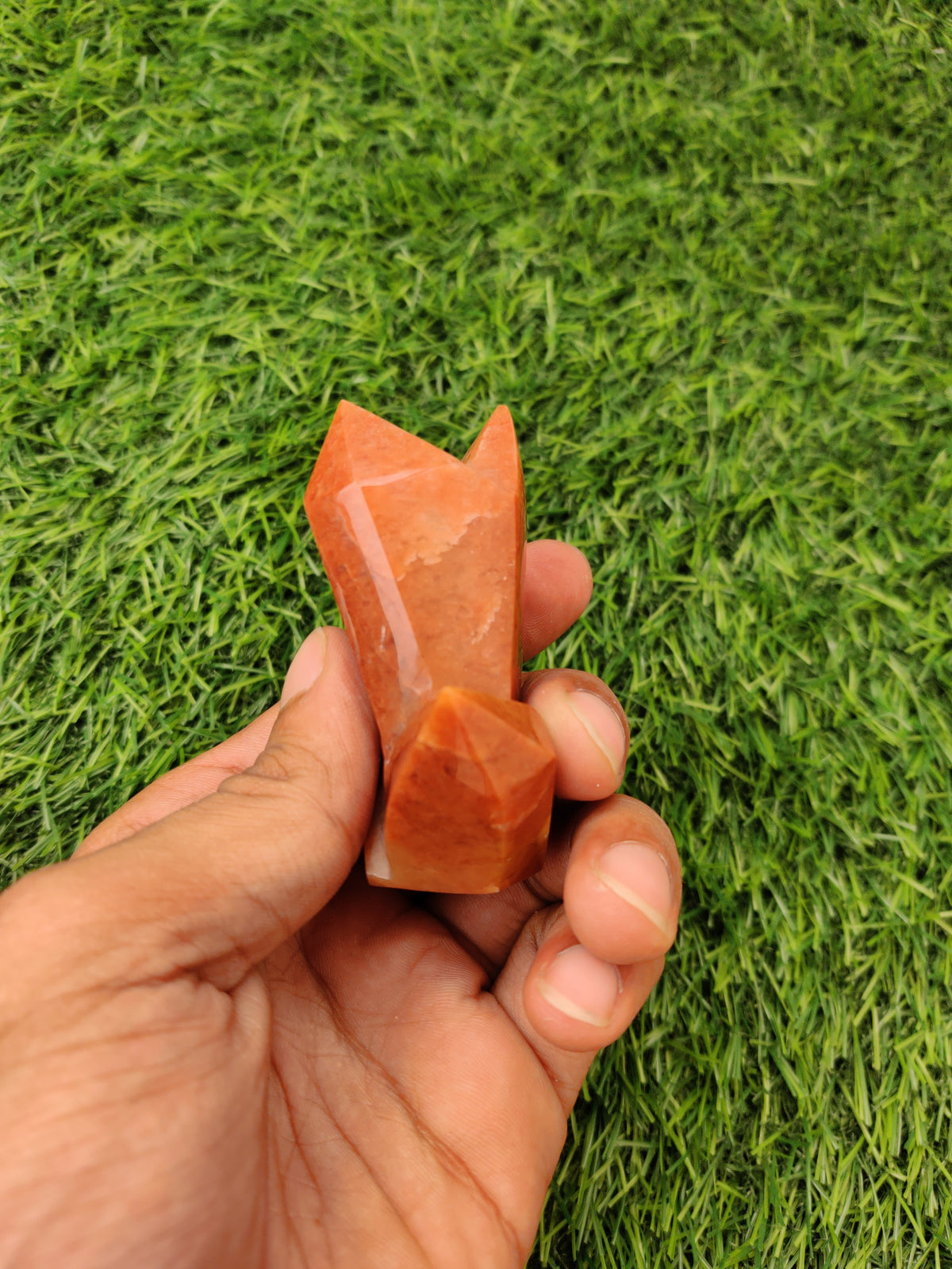 Dark Goldy Quartz Tower