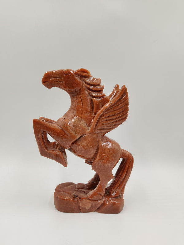 Orange Aventurine Horse – Vibrating Crystals, Jaipur