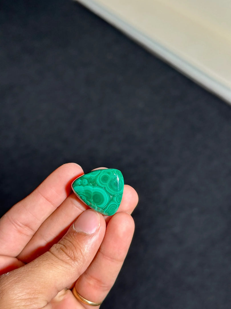 12.00g Malachite Stone – Natural Green Healing Crystal