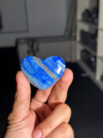 Load image into Gallery viewer, Lapis Lazuli Heart Crystal 52.78g – Natural Wisdom &amp; Truth Healing Stone
