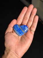 Load image into Gallery viewer, Lapis Lazuli Heart Crystal 52.78g – Natural Wisdom &amp; Truth Healing Stone