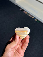 Load image into Gallery viewer, Sardonyx Heart Crystal 63.31g – Natural Strength Healing Stone