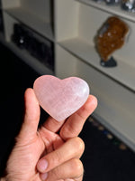Load image into Gallery viewer, Rose Quartz Heart Gemstone 71.49g – Natural Love &amp; Peace Crystal