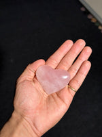 Load image into Gallery viewer, Rose Quartz Heart Gemstone 71.49g – Natural Love &amp; Peace Crystal