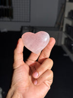 Load image into Gallery viewer, Rose Quartz Heart Gemstone 71.49g – Natural Love &amp; Peace Crystal
