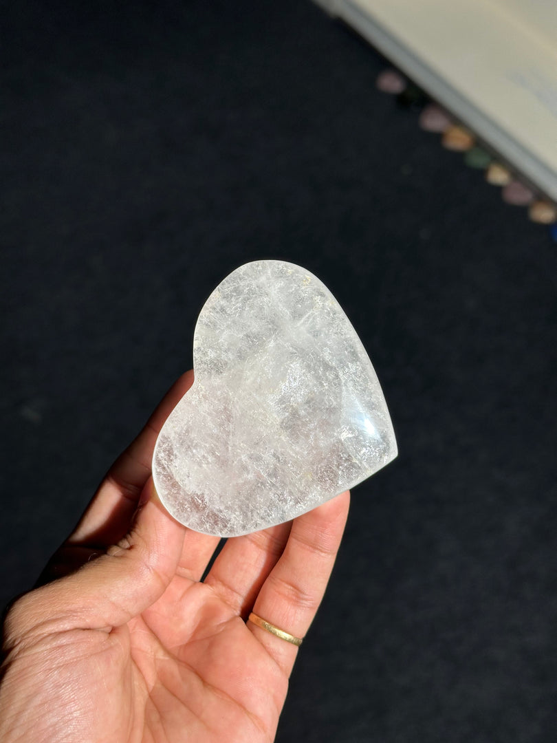Clear Quartz Heart Crystal 211.89g – Natural Energy Amplifier Healing Stone