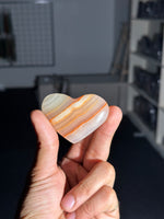 Load image into Gallery viewer, Sardonyx Heart Crystal 75.22g – Natural Stability &amp; Protection Stone