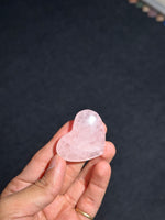 Load image into Gallery viewer, Rose Quartz Heart Crystal 37.00g – Natural Love Energy Healing Stone