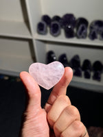 Load image into Gallery viewer, Rose Quartz Heart Crystal 37.00g – Natural Love Energy Healing Stone