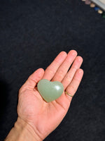 Load image into Gallery viewer, Green Aventurine Heart Crystal 66.35g – Natural Luck &amp; Wealth Stone