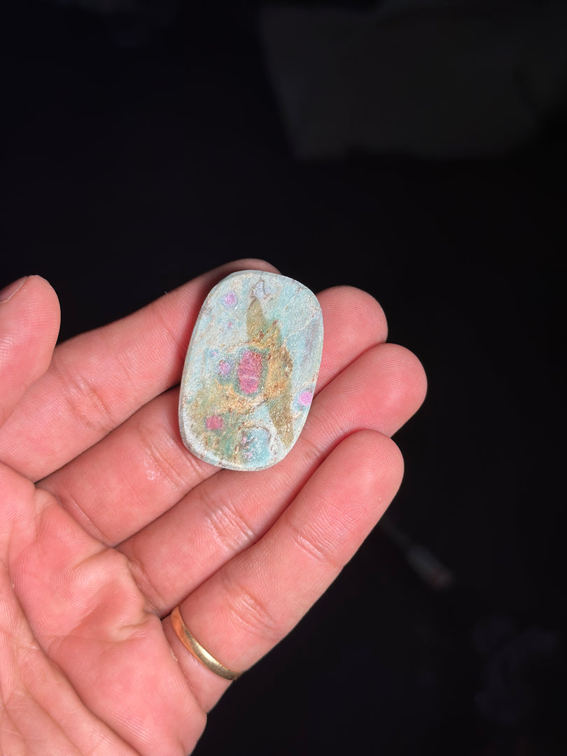 Ruby Fuchsite Powerful Healing Stone – 12.38g Crystal for energyy Boost