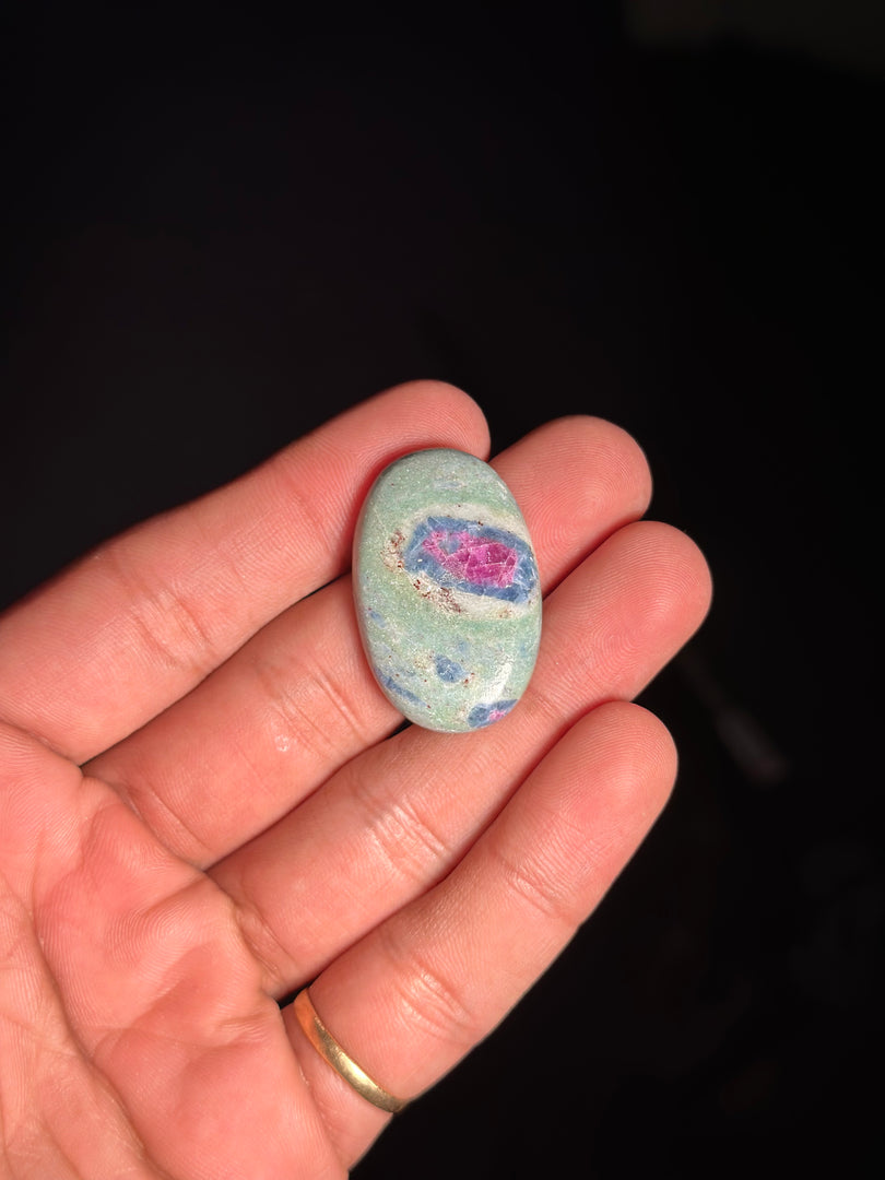 Ruby Fuchsite Crystal Stone – 9.73g Healing Gemstone for Emotional Stability