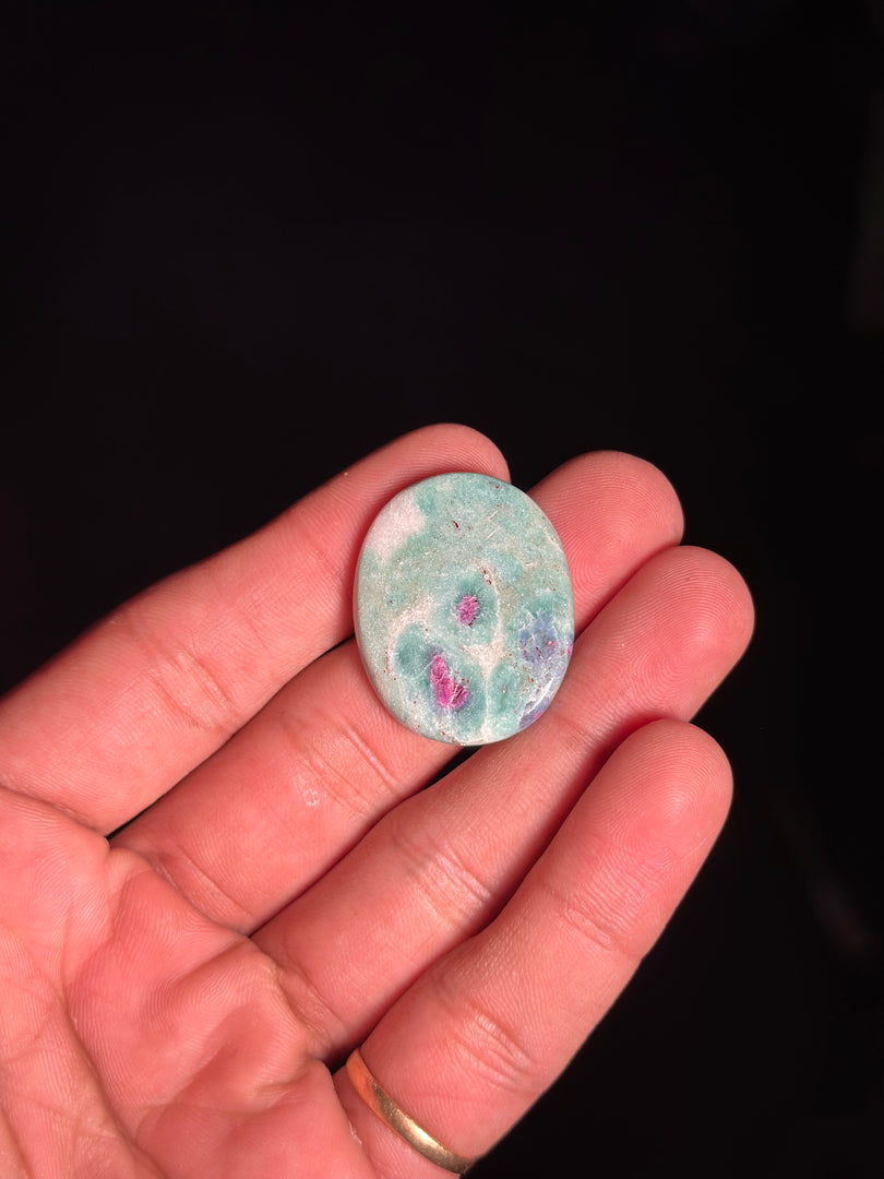 Ruby Fuchsite Natural Gemstone – 7.06g Healing Crystal for Emotional Support