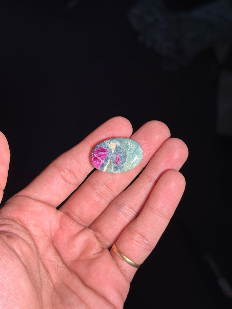 Authentic Ruby Fuchsite Crystal – 8.74g Healing Gemstone for Love & Harmony