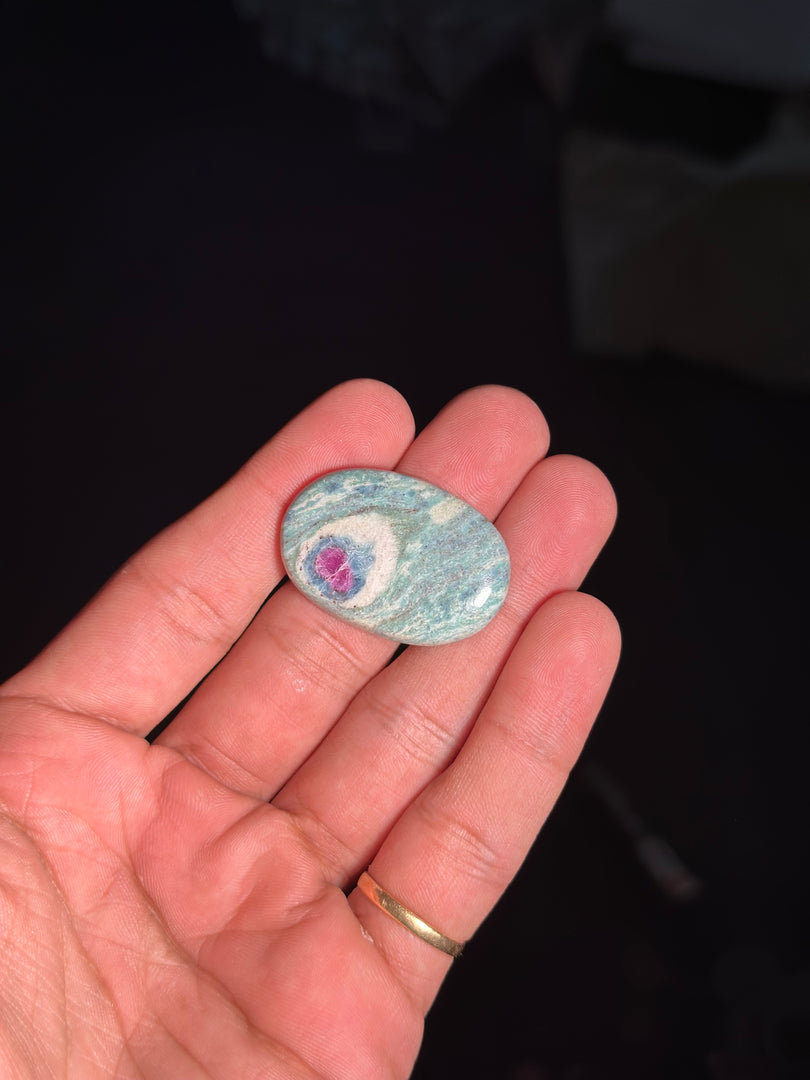Ruby Fuchsite Premium Crystal – 10.72g energyy Stone for Chakra Alignment