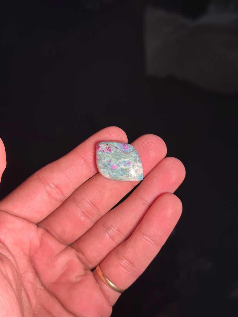 Ruby Fuchsite Polished Crystal – 6.48g Natural Gemstone for Calm & Stability