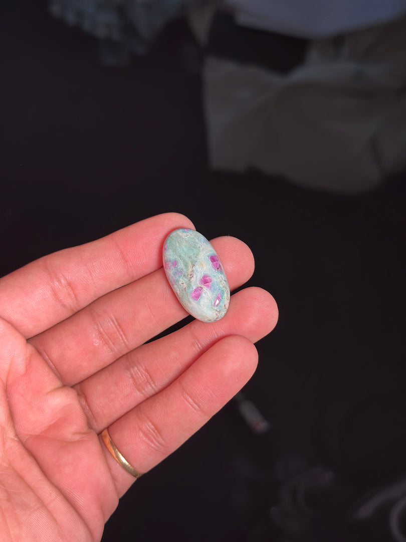 Large Ruby Fuchsite Natural Stone – 80g Powerful Healing Crystal for Deep energyy Work