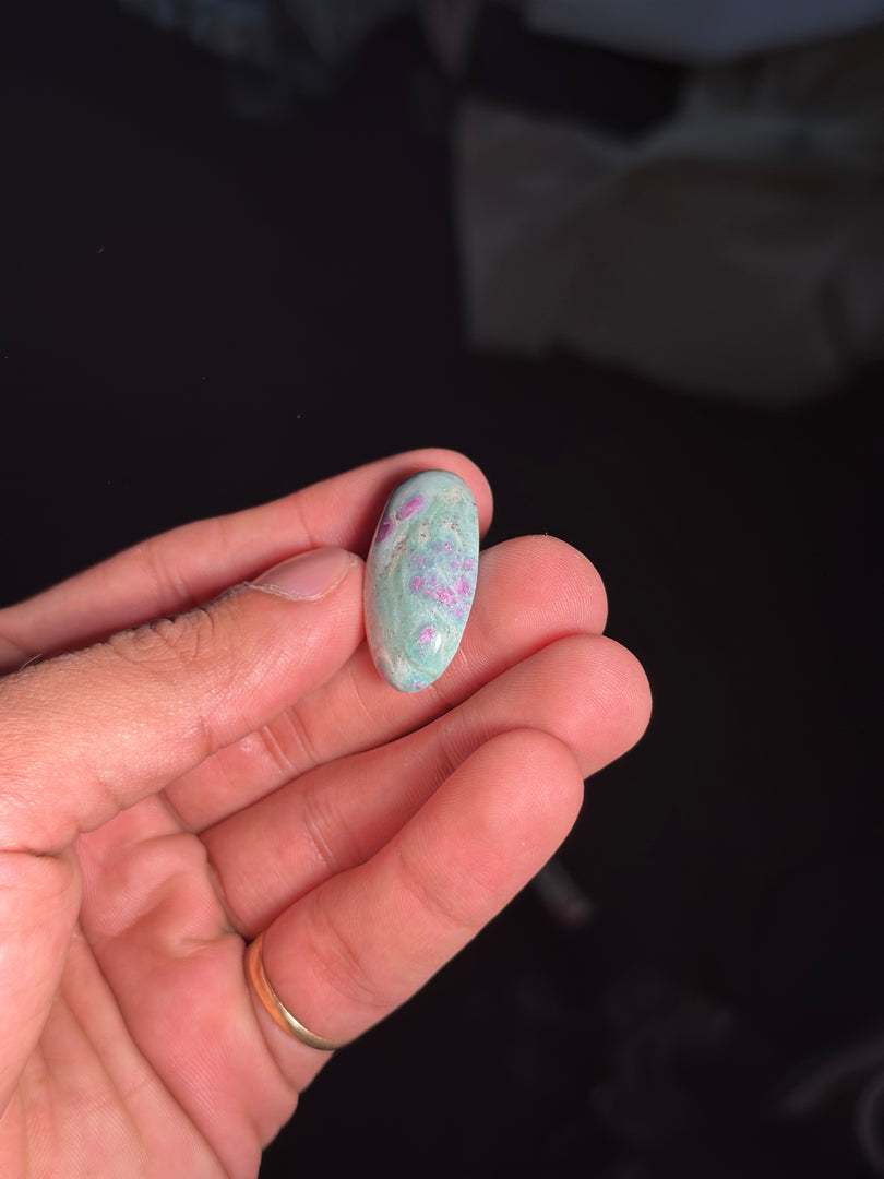 Large Ruby Fuchsite Natural Stone – 80g Powerful Healing Crystal for Deep energyy Work