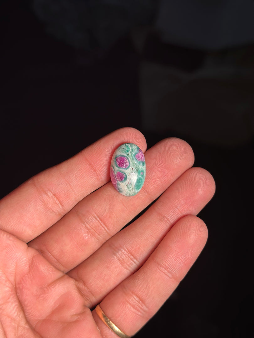 Small Ruby Fuchsite Crystal – 3.35g Natural Healing Stone for Calm & Balance