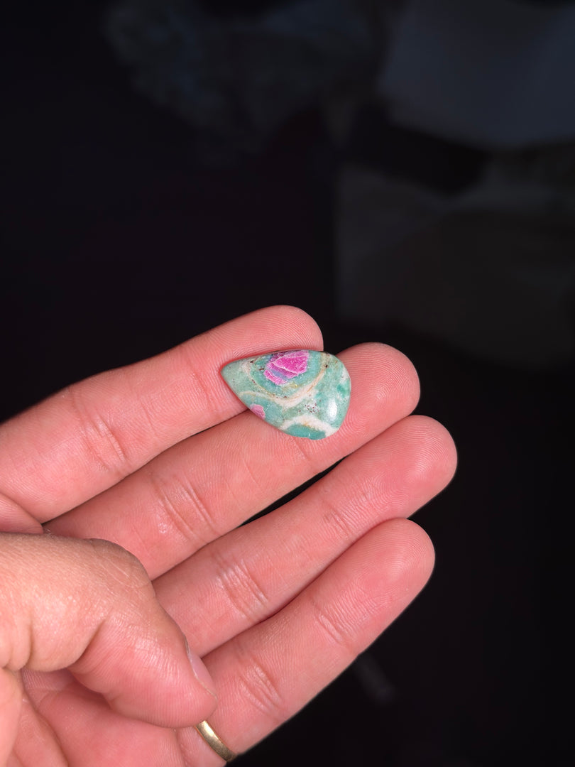 Authentic Ruby Fuchsite Gemstone – 3.8g Healing Crystal for Inner Peace