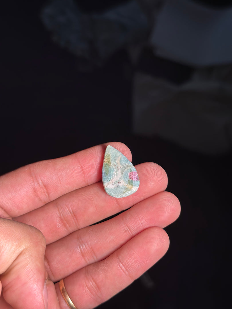 Authentic Ruby Fuchsite Gemstone – 3.8g Healing Crystal for Inner Peace