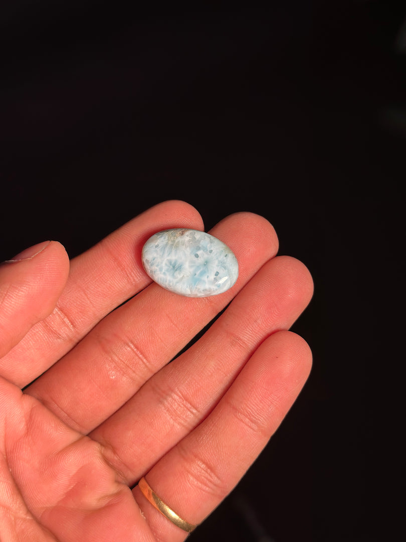 Raw Larimar Stone 5.14g – Caribbean Healing Crystal for Calmness & Emotional Balance