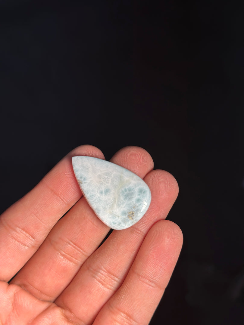Authentic Larimar Gemstone 9.40g – Natural Healing Crystal for Stress Relief & Positivity