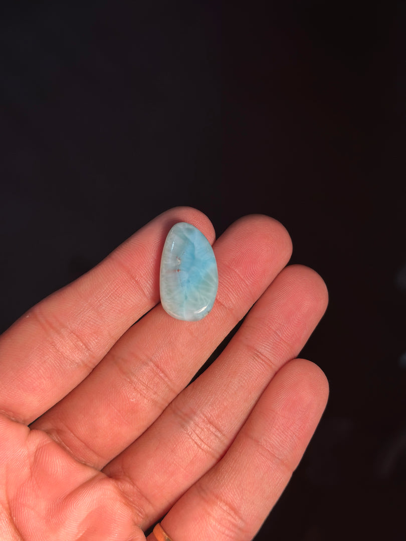 Premium Larimar Crystal 3.50g – Natural Blue Stone for Spiritual Healing & Serenity