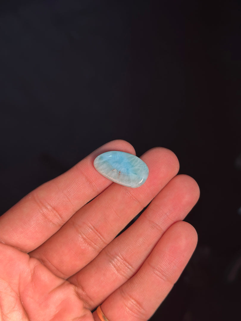 Premium Larimar Crystal 3.50g – Natural Blue Stone for Spiritual Healing & Serenity