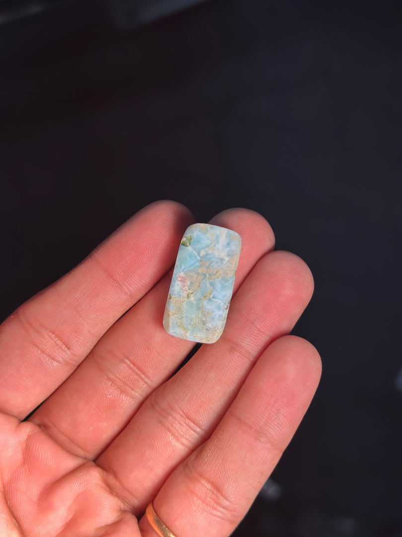 Larimar Stone 15.76g – Authentic Healing Crystal for Mind Balance & Stress Relief